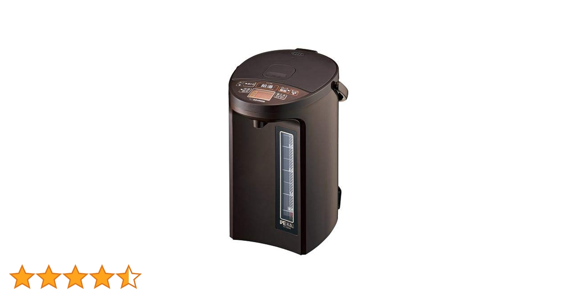 Amazon | 象印マホービン 電気ポット 4.0L ブラウン CV-GB40-TA | 象印